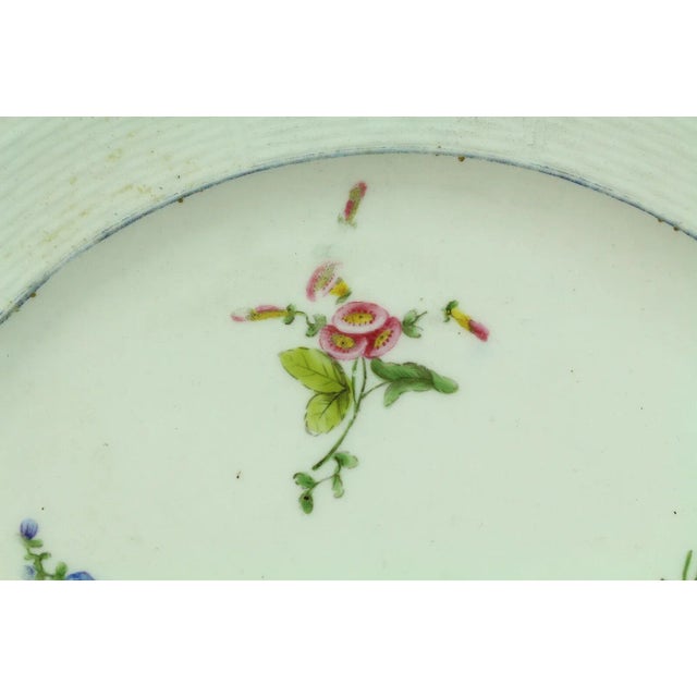 Rococo 1751-1753 Sevres Soft Paste Porcelain Plate, Signed #1 For Sale - Image 3 of 13