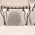 Black Vintage French Style Wrought Iron Garden Chairs With Sunburst Design, 2 Pieces For Sale - Image 8 of 16
