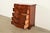 Century Furniture Georgian Carved Flame Mahogany Serpentine Front Five-Drawer Highboy Dresser | Circa 1950s For Sale In South Bend - Image 6 of 15