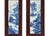 Blue Pair Chinese Blue White Landscape Porcelain Painting Wall Panels For Sale - Image 8 of 10