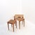 Scandinavian Mid-Century Furniture Dimensions of the largest of the three tables : 51x39cm H:45cm This set of three...