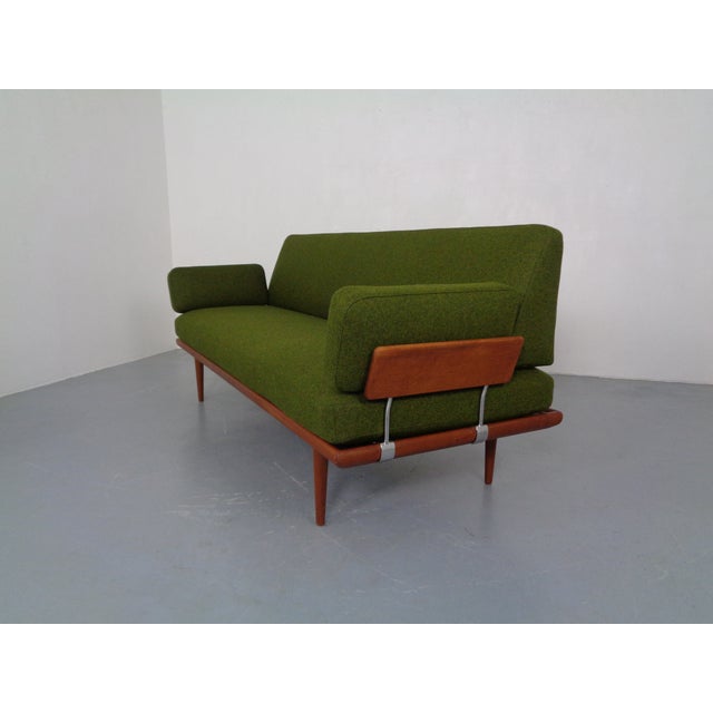Minerva Teak & Kvadrat Hallingdal Daybed / Sofa by Peter Hvidt & Orla Mølgaard Nielsen for France & Son, Denmark, 1950s For Sale - Image 9 of 18