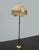 Vintage French Victorian Floor Lamp Light W Fringed Lamp Shade & Onyx Base For Sale - Image 4 of 12