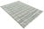 Textile Handmade Cotton Vegetable Dyed Rug, Gray, White and Olive Green Windowpane Checked Dhurrie-6'x9' For Sale - Image 7 of 11