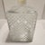 Elevate your home bar or bar cart with this striking vintage mid-century clear glass decanter. Featuring a classic square...