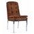 A set of high-back Parsons chairs from the 1970s by Design Institute of America, these pieces deftly combine sleek chrome...