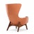 Wood Adrian Pearsall for Craft Associates 2231-C Mid Century Walnut Wing High Back Chair For Sale - Image 7 of 9