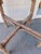 Vintage Adirondack Willow Twig Parcheesi Game Table With Painted Board For Sale - Image 4 of 7