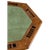 Mid 20th Century Romweber Viking Oak Mid Century Poker Table - 7-Sided - Green Leather Top - 61" X 61" X 30" For Sale - Image 5 of 5