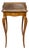 French 19th Century Louis XV Style Walnut Side Table with Serpentine Tray Top For Sale