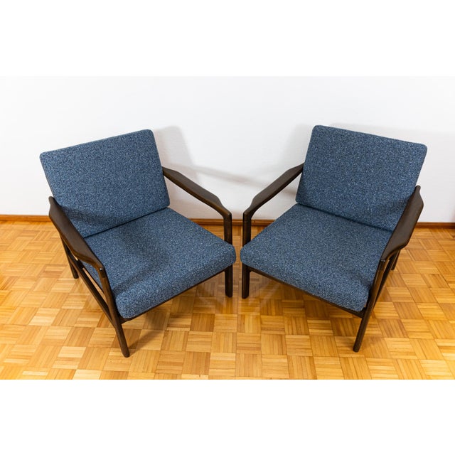Set of Mid-Century Club Chairs by Zenon Bączyk, 1960s For Sale - Image 10 of 17