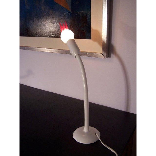 A 1990s design spectrum lamp by Milan Simic, distributed by Axis Paris: it consists of a flexible stem and an octopus-...