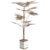 Palm Tree Floor Lamp in Brass with Marble Base For Sale - Image 6 of 6