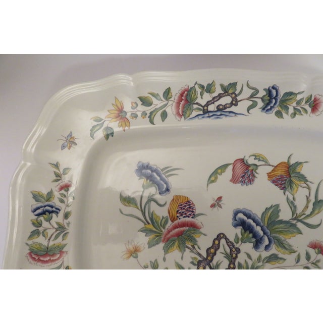 Sarreguemines France Majolica Rouen Faiencea Large 16" Rectangle Platter Vtg Excellent vintage (like new) condition. No...