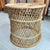 Mid-Century Peacock Style Wicker Side Table, Stool, Plant Stand For Sale - Image 9 of 11