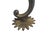 Art Nouveau Bronze Wall Lamp, Germany, 1900s For Sale - Image 4 of 11