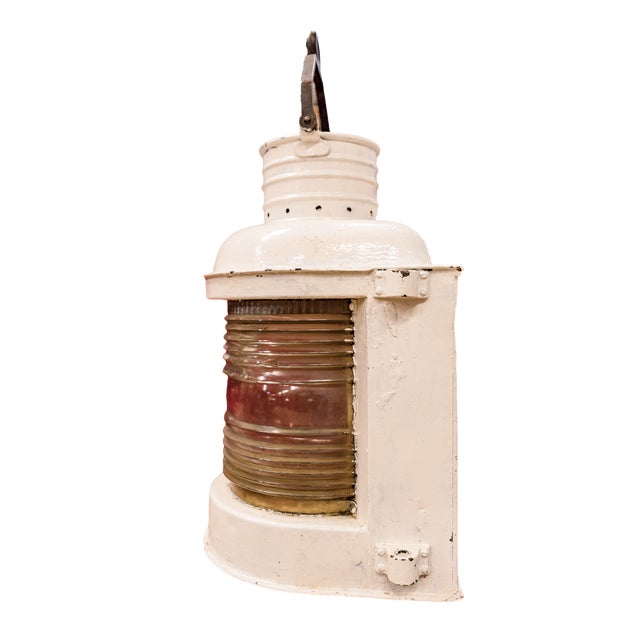 Early 20th Century Early 1900s Marine Masthead Ship Lantern For Sale - Image 5 of 10