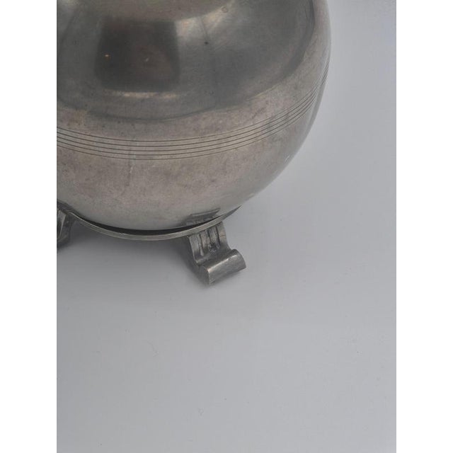 Art Deco Swedish Grace Table Lamp in Pewter, Sweden, 1936 For Sale - Image 3 of 10