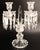 Baccarat France Crystal Bambous Tors 2-Light Candelabra Lustre, Signed For Sale - Image 9 of 11