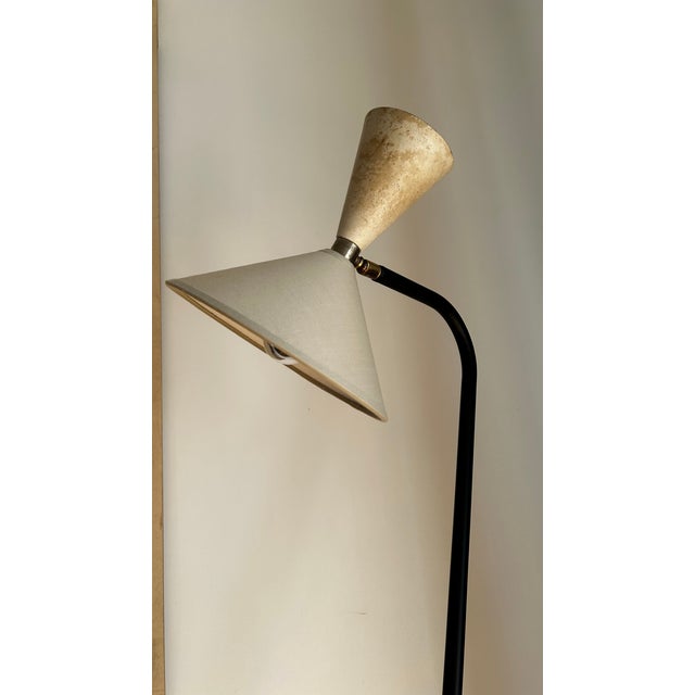 Floor Lamp with Swing Arm, France, 1950 For Sale - Image 4 of 10