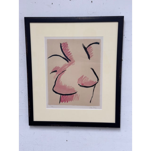 Wood Circa 1971 Man Ray Surrealist Naked Energy, Signed For Sale - Image 7 of 12