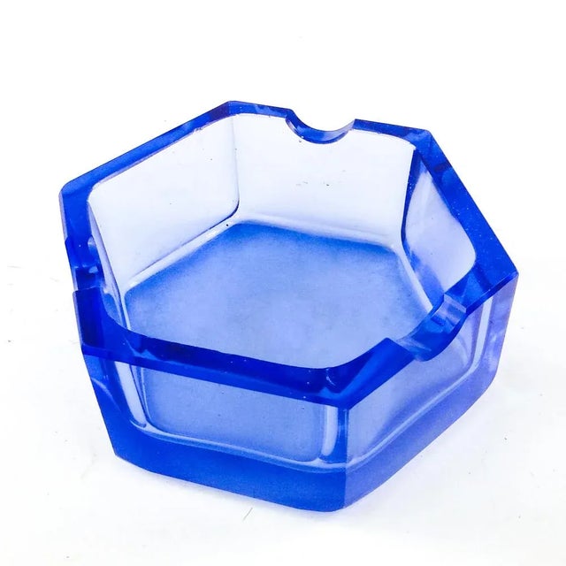 1950s Art Deco Ashtray from Moser, Former Czechoslovakia, 1950s For Sale - Image 5 of 6