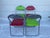 Modern Pop Art Folding Chairs in Metal, 2000s, Set of 4 For Sale - Image 11 of 18