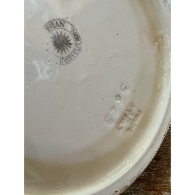 Vintage Italian Hand Painted Pineapple Umbrella Stand For Sale In West Palm - Image 6 of 7