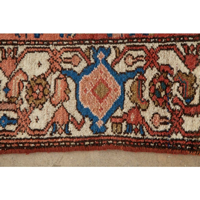 Antique Persian Malayer Hand Knotted Rug For Sale - Image 10 of 13