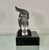 Early 19th Century Antique Spelter Metal Art Deco Sculpture Cockatoo Bird on Metal Base, Circa 1920's-1930s For Sale - Image 5 of 12
