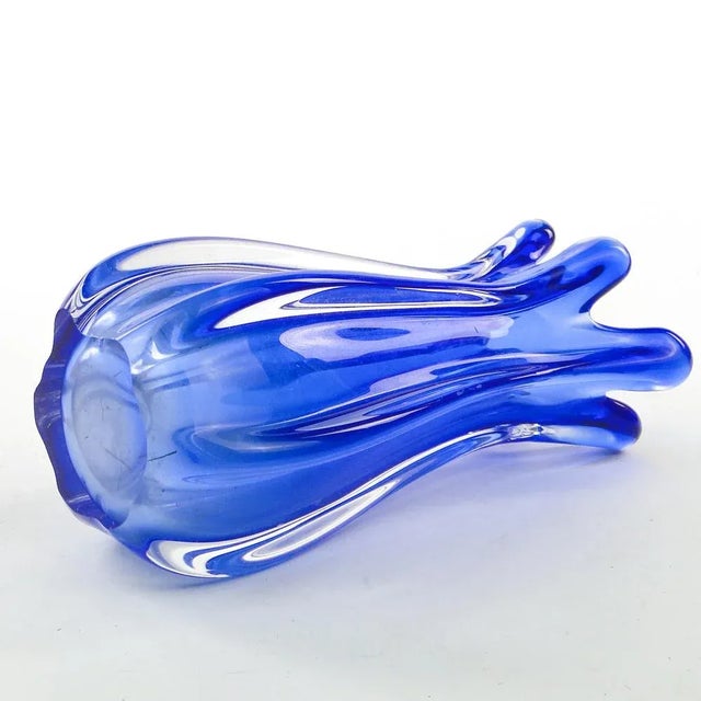 Mid-Century Italian Murano Glass Vase, 1950s For Sale - Image 6 of 12