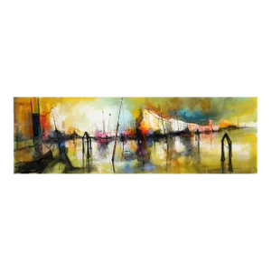 On the Water, Unknown Artist Oil on Canvas, Signed "alan Serge" Lower Right