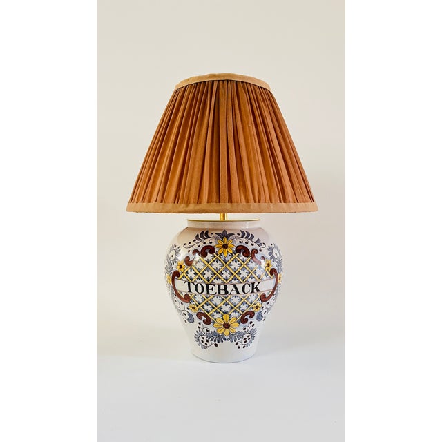 1960s Antique Tobacco Lamp, 1965 For Sale - Image 5 of 5