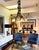 French Art Deco Wrought Iron, Glass Chandelier, Muller Freres Attributed, C1930 For Sale - Image 13 of 13