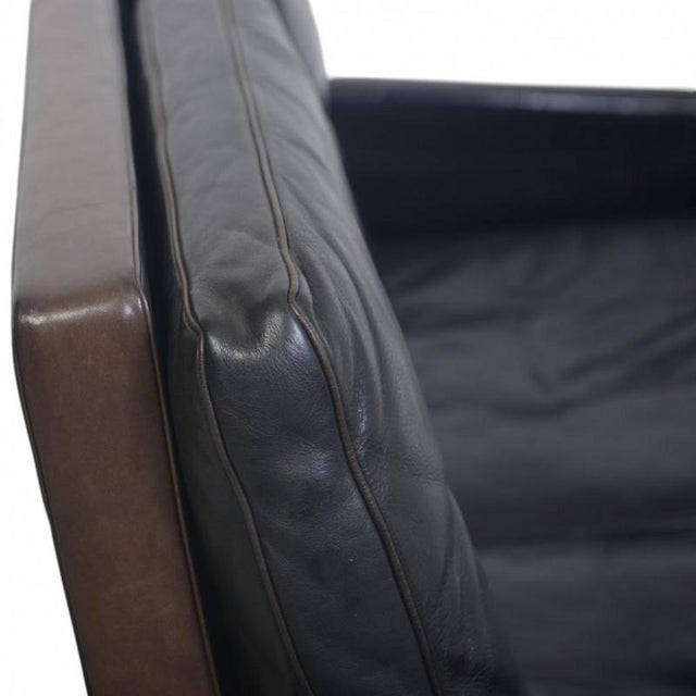 PK31 2-Seater Sofa in Black Elegance Leather by Poul Kjærholm, 2006 For Sale - Image 12 of 18