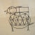 Iron Magazine Rack, 1930s For Sale - Image 9 of 10