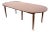 Kindel Furniture French Regency Louis XVI Cherry Wood Extension Dining Table, Newly Refinished For Sale