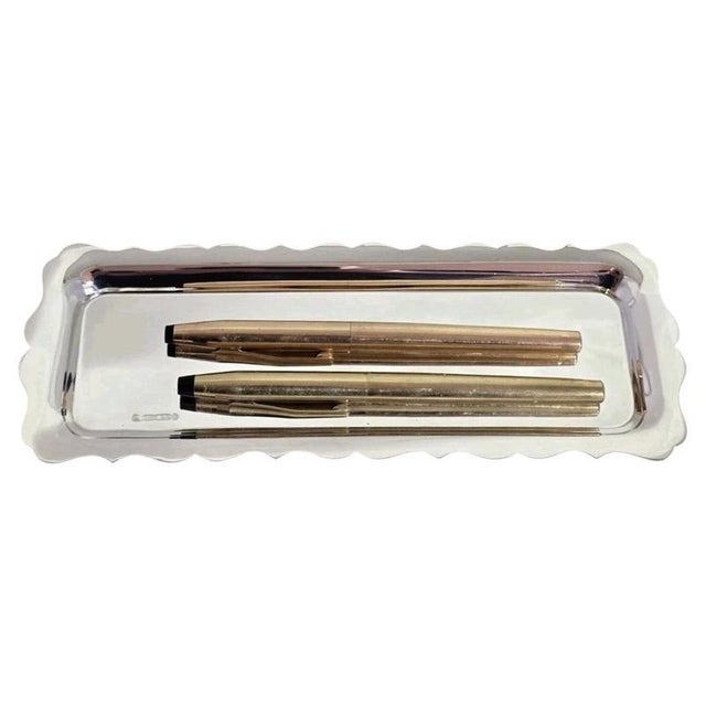 Vintage Sterling Silver Pen Tray from Francis Howard Ltd, Sheffield, 2000 For Sale - Image 13 of 13