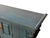 Asian Style Distressed Rustic Teal Blue Low Tv Console Table Cabinet For Sale - Image 15 of 16