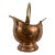 Circa 1890 Copper and Brass Helmet Coal Scuttle For Sale