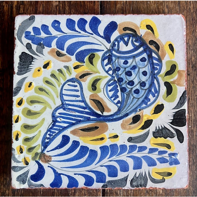 2000 - 2009 Vintage Gorky Gonzalez Mexican Tile- Set of 6 For Sale - Image 5 of 10