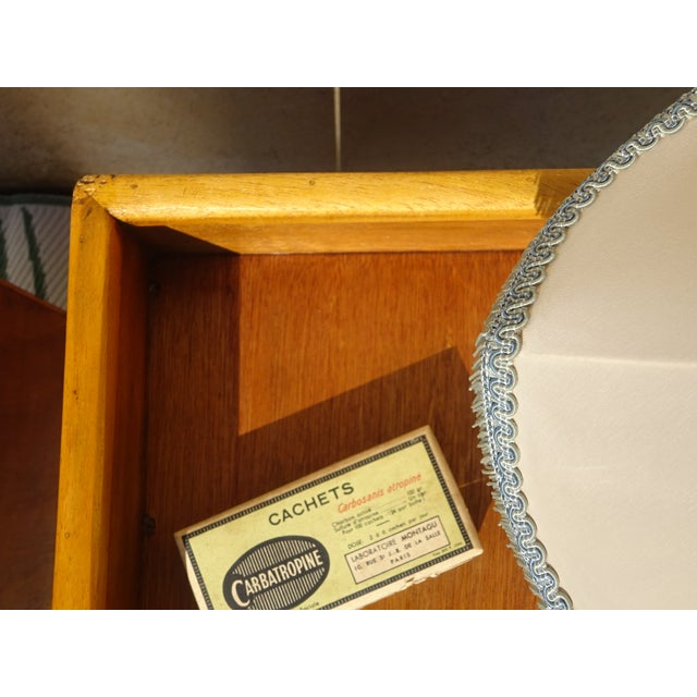 2000 - 2009 Light Wood Bedside Tables with Top Edges, 1990s, Set of 2 For Sale - Image 5 of 18