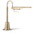 Not Yet Made - Made To Order Regina Andrew Raven Task Lamp Natural Brass For Sale - Image 5 of 5
