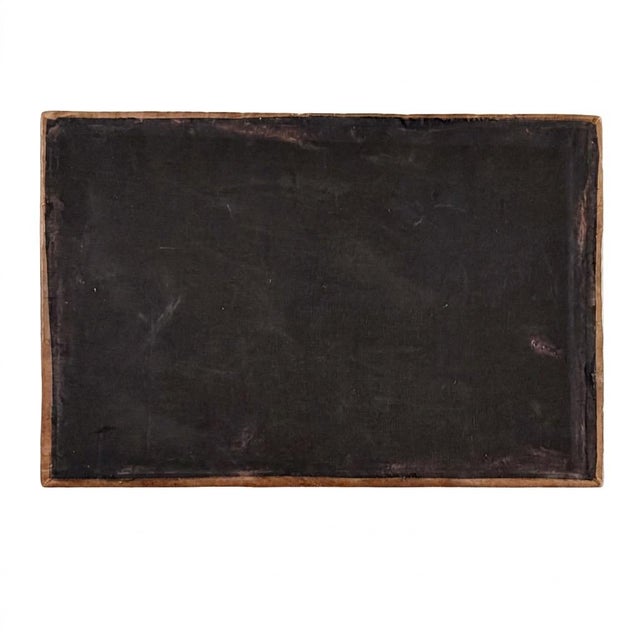 Large 20th Century North African Hand-Tooled Foldable Leather Writing Desk Pad Blotter, 1950s For Sale - Image 12 of 14