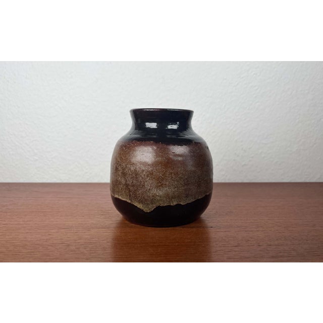 Mid-Century Modern Mid-Century Modern German Studio Pottery Vase by Elke & Elmar Kubicek, 1960s For Sale - Image 3 of 12