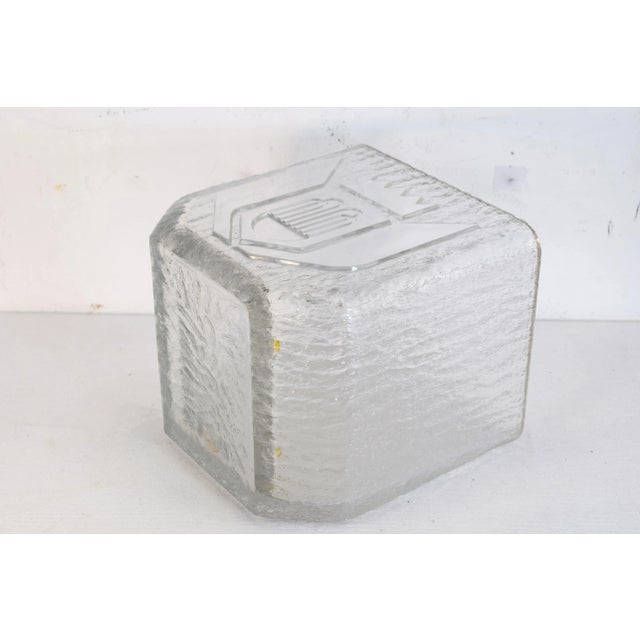 Italian Glass Ice Bucket, 1970s For Sale - Image 11 of 18