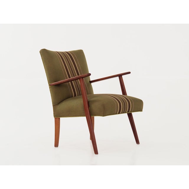 Wood Danish Teak Armchair, 1960s For Sale - Image 7 of 18