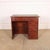 Small 19th century English mahogany child's desk with leather inserted top. 1880. Opening under desk: 19 x 23-inches...