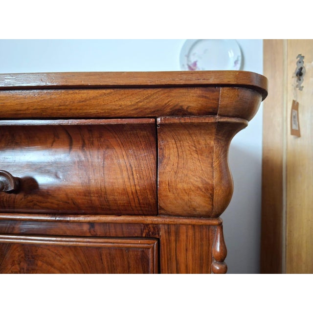 Chest of Drawers in Walnut, 1890 For Sale - Image 15 of 18