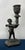 Maitland - Smith Pair Vintage Maitland-Smith Cast Bronze Cherub Candlestick Holders For Sale - Image 4 of 8